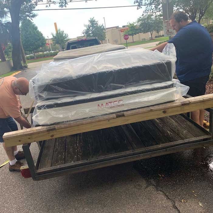 Mattress set Matco Mattress ready for pick up